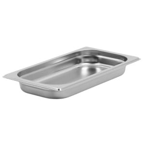 Bac Gastro GN 1/3 Inox - Profondeur 40 mm - 1,45 L