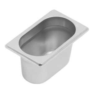 Bac Gastro GN 1/9 Inox - Profondeur 100 mm - 1 L