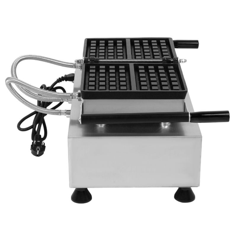 Gaufrier Professionnel 8 Gaufres - 1500W, Tournant 180°, Pour Commerce (110V/220V)