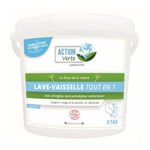 Tablettes pour Lave-Vaisselle Tout en 1 Cycle Long - 160 Tablettes de 20g