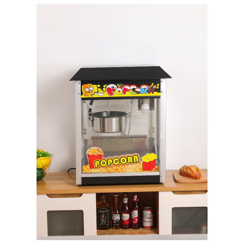 Pop Corn Machine Designs Machine à Pop-Corn Professionnelle - Noire Dynasteel : Puissante ...