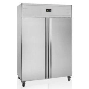 Armoire Réfrigérée Positive Inox 2 Portes - GN 2/1 - 1056 L