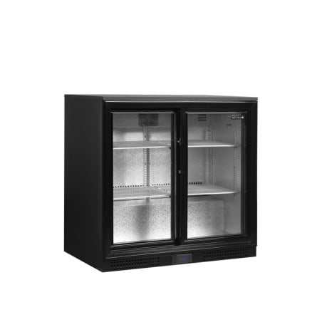 Arrière-Bar Réfrigéré 2 Portes Vitrées Coulissantes - 182 L Arrière-Bar Réfrigéré 2 Portes Vitrées Coulissantes - 182 L
