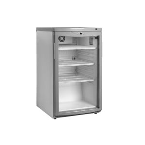 Armoire Réfrigérée à Boissons Vitrée avec Ventilateur - 105 L