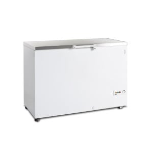 Congélateur Coffre à Glace avec Couvercle en Inox - 377 L