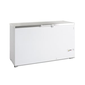 Congélateur Coffre à Glace avec Couvercle en Inox - 454 L