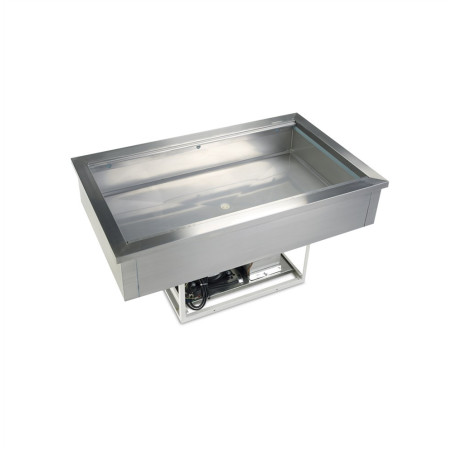 Cuve Réfrigérée Statique en Inox - 3 GN 1/1 - 102 L