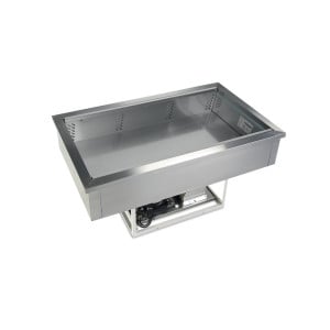 Cuve Réfrigérée Ventilé en Inox - 3 GN 1/1 - 96 L