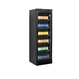 Armoire Réfrigérée à Boissons Noir - Porte Vitrée  - 347 L