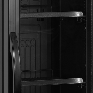 Armoire Réfrigérée à Boissons Porte Vitrée - Noir  - 114 L