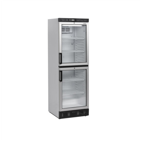 Armoire Réfrigérée à Boissons Double Portes Vitrées - 347 L