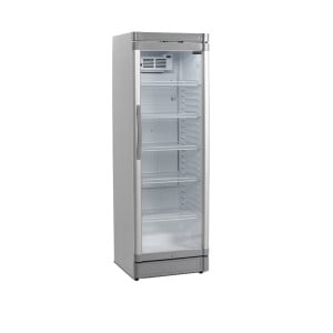 Armoire Réfrigérée à Boissons 1 Porte Vitrée Blanc  - 347 L