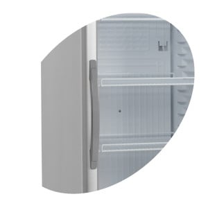 Armoire Réfrigérée à Boissons 1 Porte Vitrée Blanc  - 347 L