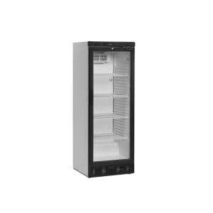 Armoire Réfrigérée à Boissons 1 Porte Vitrée Blanc - 260 L