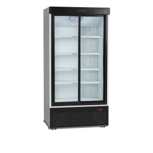 Armoire Réfrigérée à Boissons 2 Portes Vitrées Coulissante - 540 L