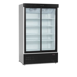 Armoire Réfrigérée à Boissons 2 Portes Vitrées Coulissante - 660 L