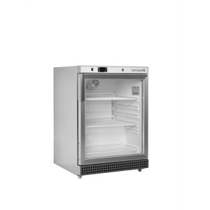 Armoire Réfrigérée Positive Vitrée - Inox  - 119 L