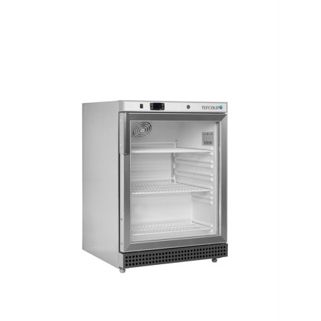 Armoire Réfrigérée Positive Vitrée - Inox  - 119 L