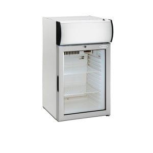 Mini Armoire Réfrigérée avec Canopée - Porte Vitrée - 55 L