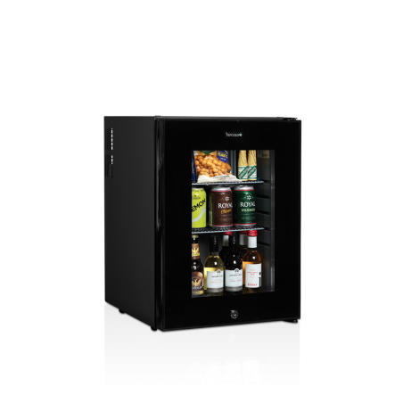 Mini Frigo de Bar à Porte Vitrée Noir - 35 L