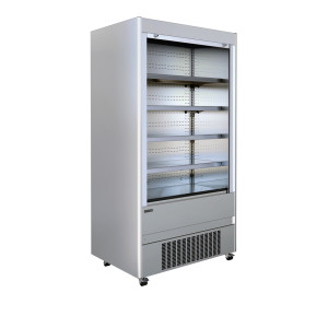 Vitrine Réfrigérée en Inox - 4 niveaux - 580 L