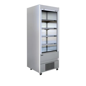 Vitrine Réfrigérée en Inox - 4 niveaux - 370 L