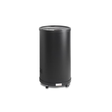 Refroidisseur à Canettes avec Couvercle Basculant Noir - 50 L