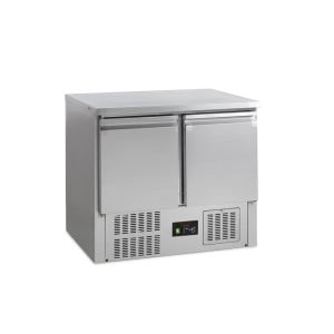 Saladette Réfrigérée GN 1/1 en Inox - 2 Portes - 225 L