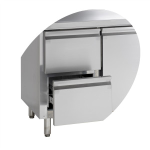 Tour Pâtissier en Inox - 2 Portes - 380 L