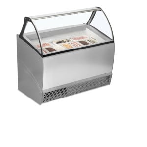 Vitrine à Glace Ventilé - 10 x 5 L