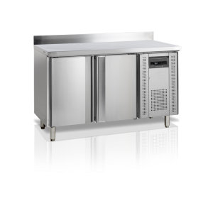 Refroidisseur de Comptoir à Snacks avec Dosseret - 2 Portes - 230 L