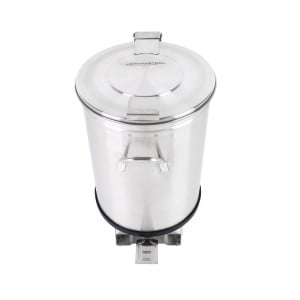 Poubelle Inox avec Pédale - 50 L - Reconditionnée