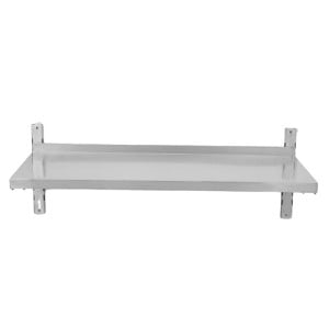 Etagère Murale en Inox sur Crémaillères - L 1000 x P 400 mm