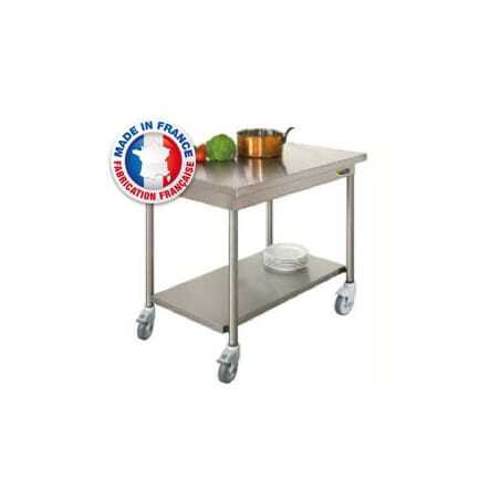 Table Centrale avec Etagère Basse sur Roulettes Bords Rayonnés SOFINOR - 1 Table Centrale avec Etagère Basse sur Roulettes Bords Rayonnés SOFINOR - 1