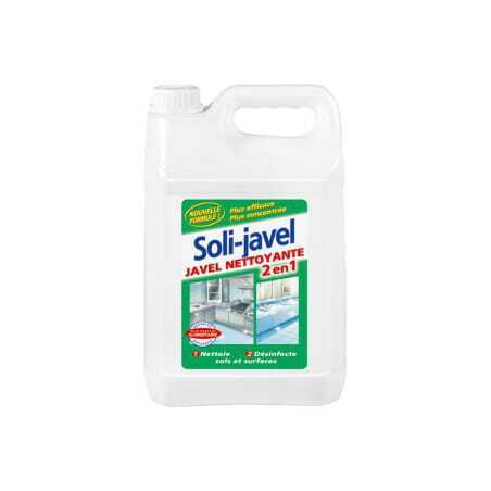 Solijavel eau de javel nettoyante de 5 litres Solipro - 1 Solijavel eau de javel nettoyante de 5 litres Solipro - 1