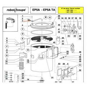 Tour Abrasif EP 5 TA Robot-Coupe - 1