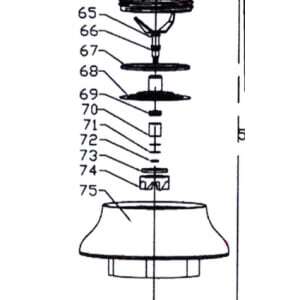 Pièce détachée N° 65-74 - Centrifugeuse Bartscher - 1