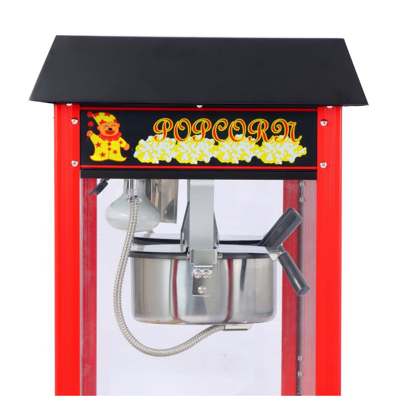 Machine à Popcorn Manuelle Haute Pression - En Acier Inox 304, Capacité 260 Ml - Style Rétro Pour Maison