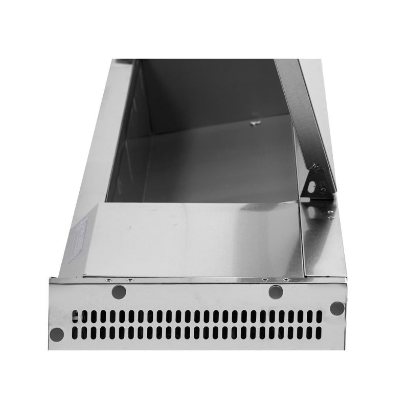Saladette Réfrigérée VEVOR 140W - Vitrine Comptoir Inox 304 Avec 6 Casseroles - Pour Pizzeria Et Restauration