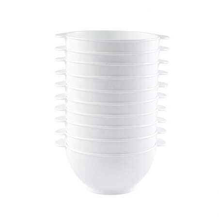 Bols A Anses 50 Cl Blanc Lot De 10 Gilac - 1 Bols A Anses 50 Cl Blanc Lot De 10 Gilac - 1