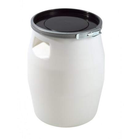 Fut 30L + Genouillere Metal + Couvercle Noir Gilac - 1 Fut 30L + Genouillere Metal + Couvercle Noir Gilac - 1