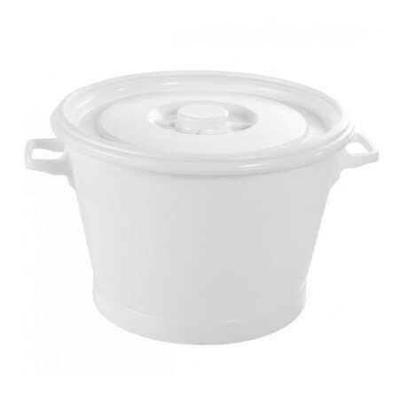 Baquet Rond Fond Renforce 35L Blanc Gilac - 1 Baquet Rond Fond Renforce 35L Blanc Gilac - 1