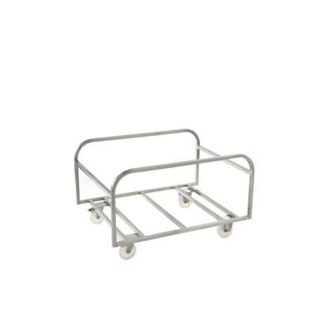 Chariot Inox Bac Profond 500L Gilac - 1 Chariot Inox Bac Profond 500L Gilac - 1