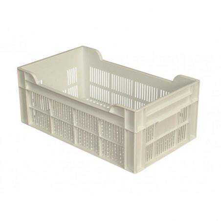 Caisse 500 X 300 Ajouree 20L Blanc Gilac - 1 Caisse 500 X 300 Ajouree 20L Blanc Gilac - 1