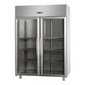 Armoire Pâtissière 600 x 400 - 1400 L Négative Portes Vitrées Isotech - 1