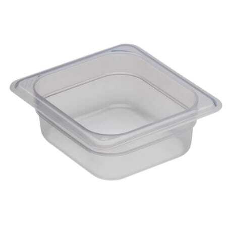 Bac gastronorme en polypropylène translucide GN 1/6 - Lot de 6 Cambro - 1 Bac gastronorme en polypropylène translucide GN 1/6 - Lot de 6 Cambro - 1