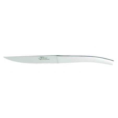 Couteau de Table Monobloc Tout Inox - Forme Thiers Lame 11 cm Au Nain - 1 Couteau de Table Monobloc Tout Inox - Forme Thiers Lame 11 cm Au Nain - 1
