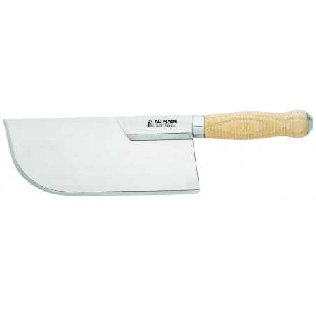 Feuille de Boucher à renfort avec Manche Buis - Lame 26 cm Au Nain - 1 Feuille de Boucher à renfort avec Manche Buis - Lame 26 cm Au Nain - 1