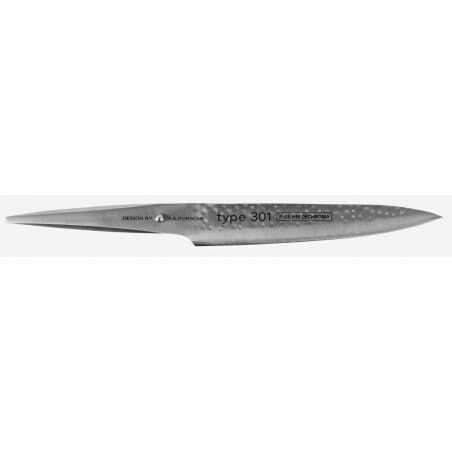 Couteau à découper martelé lame 19 cm Type 301 Design by F.A. Porsche Chroma - 1 Couteau à découper martelé lame 19 cm Type 301 Design by F.A. Porsche Chroma - 1