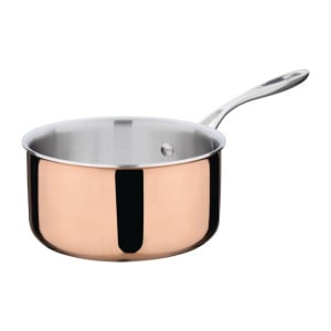 Casserole en Cuivre 3 Couches Induction - Ø 180 mm